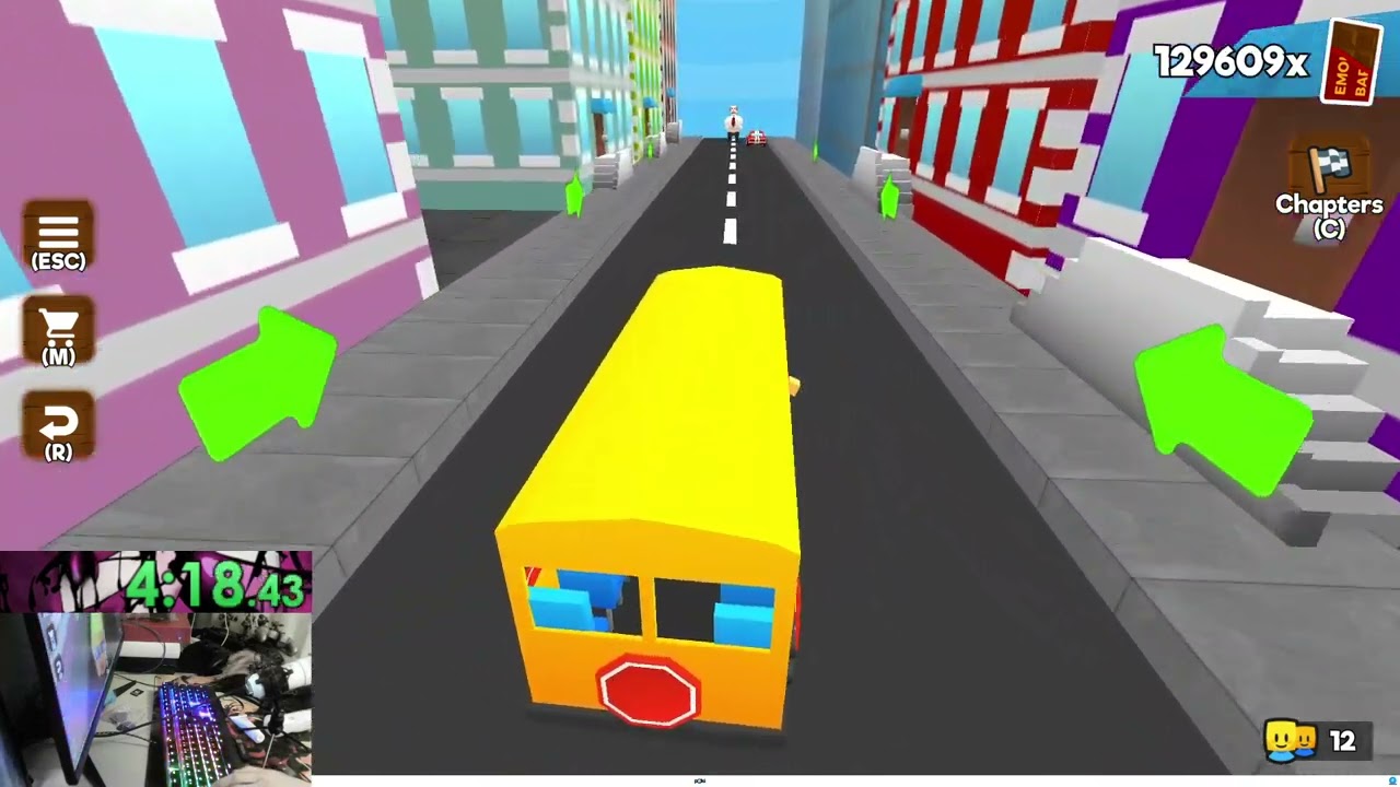 (FWR/First) All Chapters Speedrun - 12:03.383 | Escape From School.