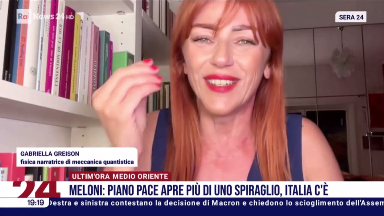 Gabriella Greison intervistata su RaiNews24 per il Nobel in Fisica 2025 alla meccanica quantistica