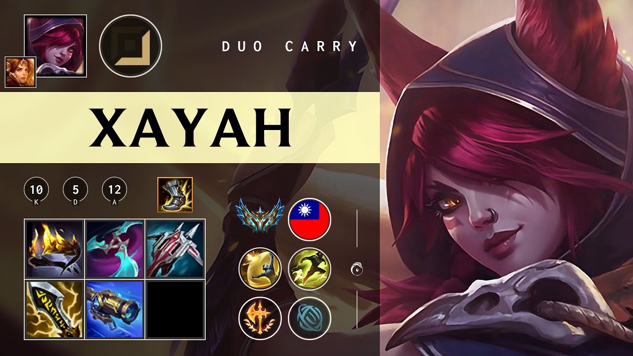 Xayah ADC vs Ezreal - TW Challenger Patch 26.05