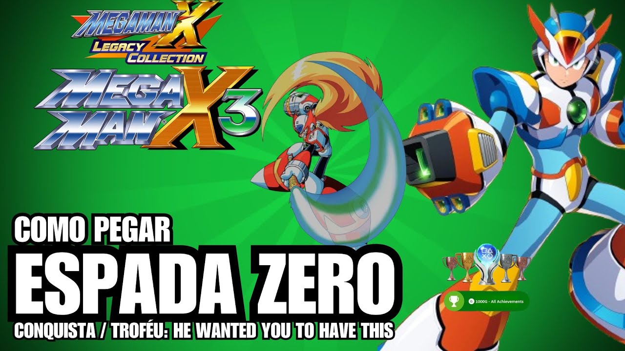 MEGAMAN X LEGACY COLLECTION 1 | MEGAMAN X3 | COMO PEGAR ESPADA ZERO | SEM COMENTÁRIOS 🏆