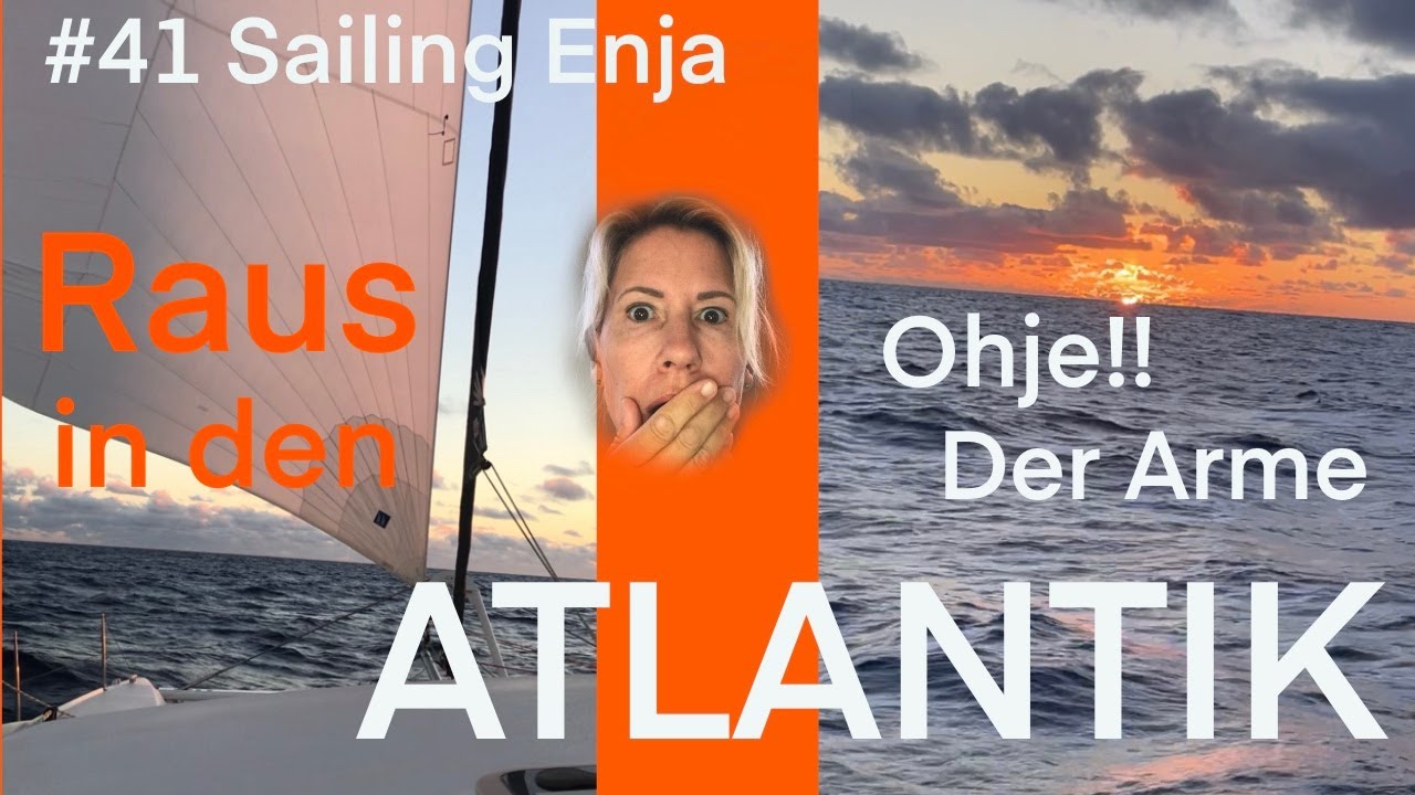 Raus in den Atlantik! Ohje!! Der Arme