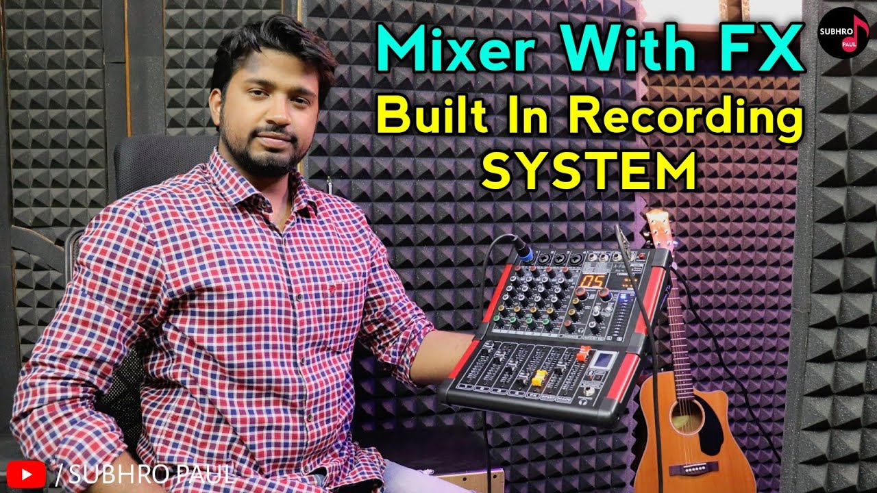 Best Audio FX Mixer With Recording 2023 | A Plus Mixer DX-4 Unboxing, Review | DSP 16 Effects Reverb