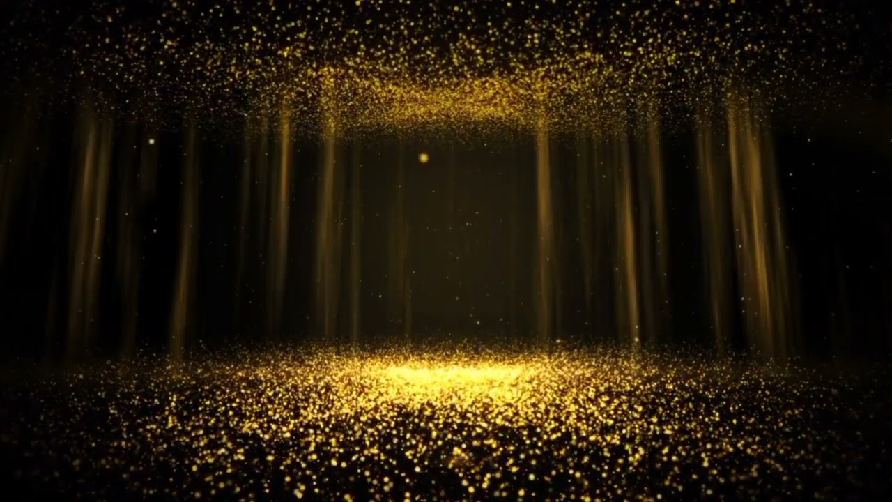 Free Gold Sparkles Elegant Background - Animated Celebration - No copyrights videos