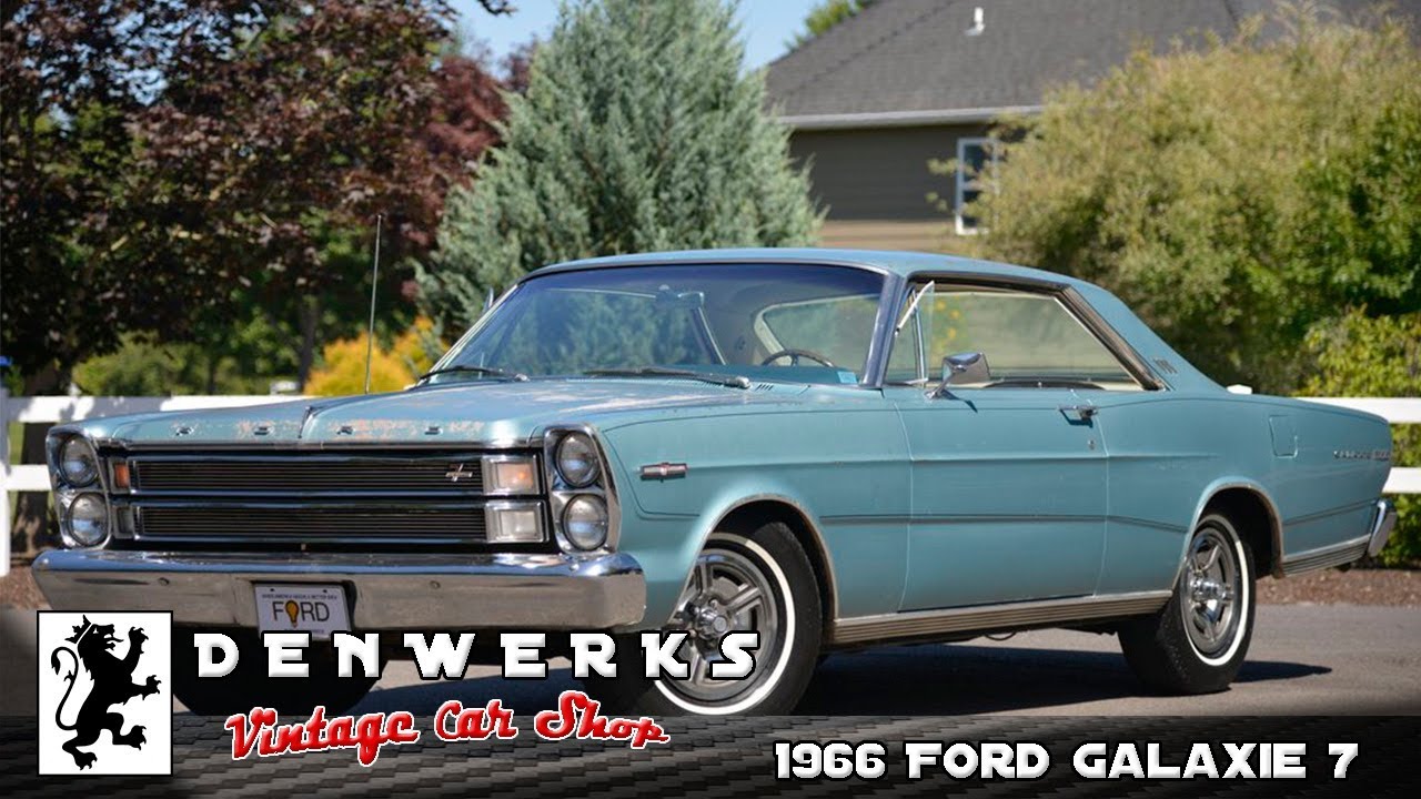 1966 Ford Galaxie 7 Litre 428 Rare Survivor - Ford's 1966 Total Performance Era