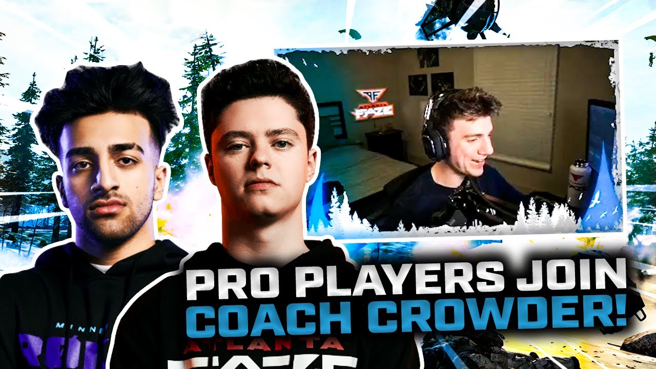 PRO PLAYERS JOIN UP WITH COACH CROWDER! (Call of Duty: Warzone)