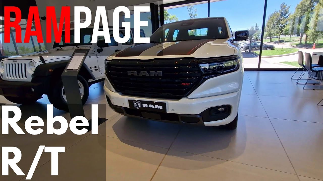 RAM Rampage: cómo son las versiones Rebel y R/T de la nueva pickup