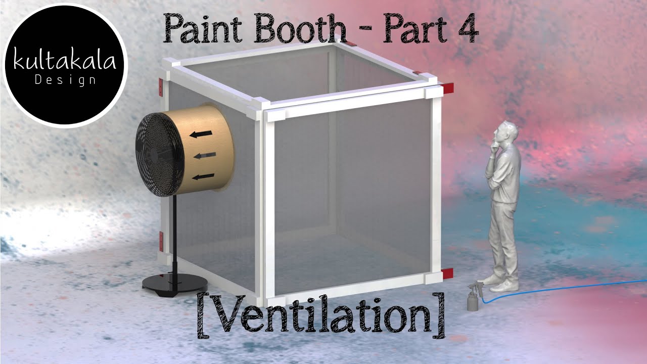 How to Build Collapsible Paint Booth – Part 4 Ventilation