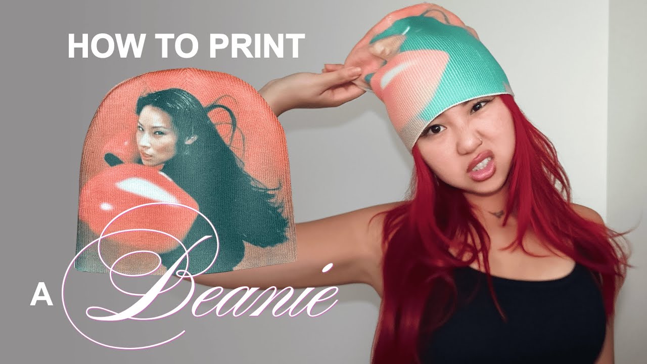how to print on beanies (sublimation dye)