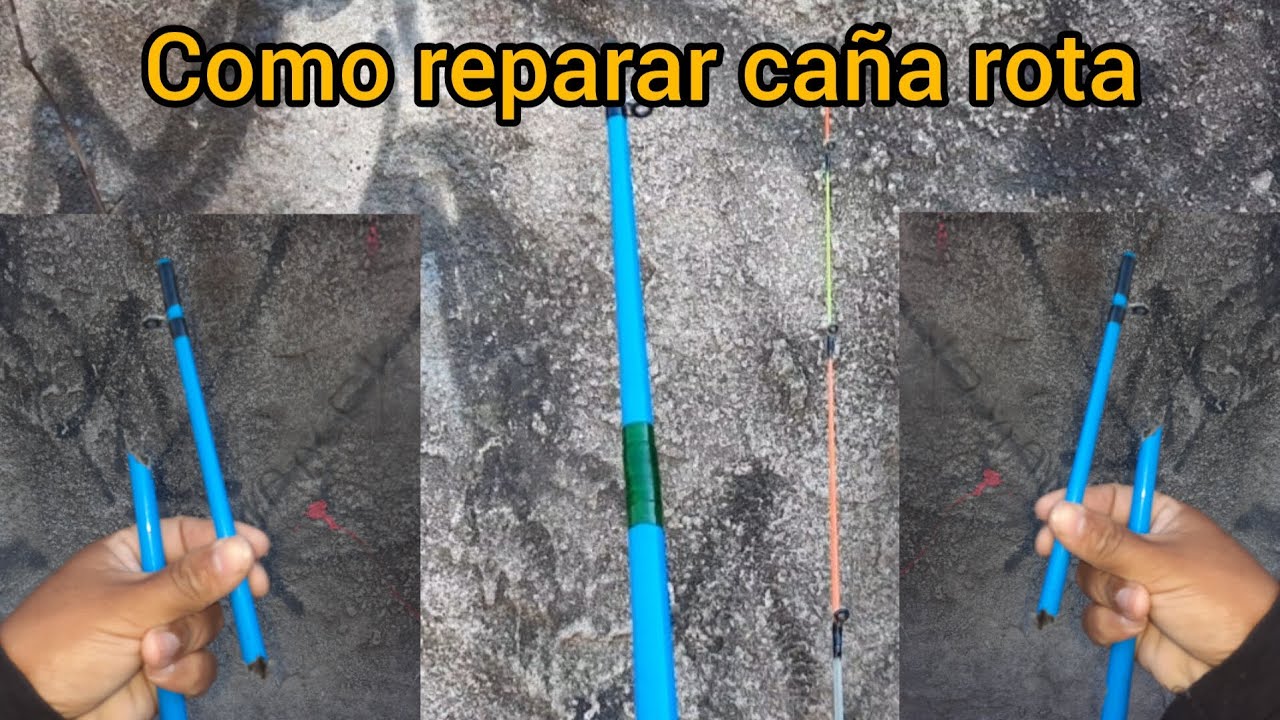 Reparación de la Mini caña. Como reparar caña partida