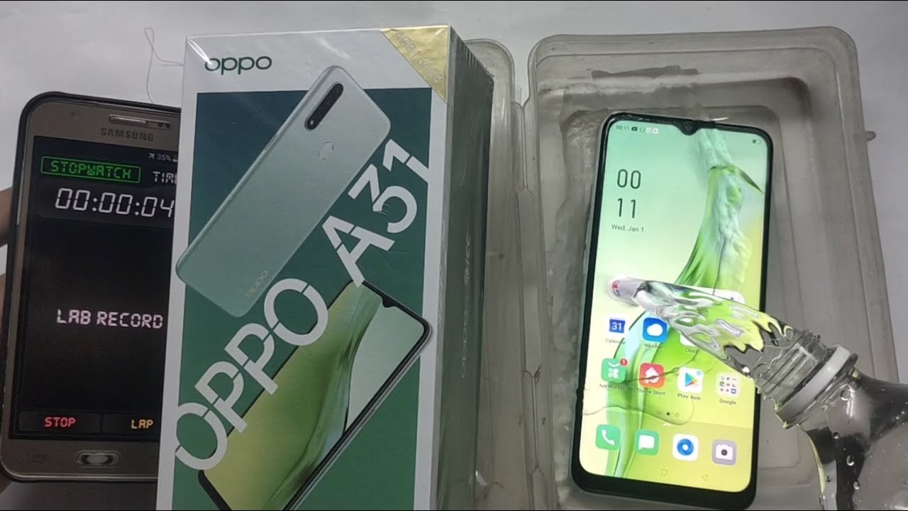 Oppo A31 Water Test