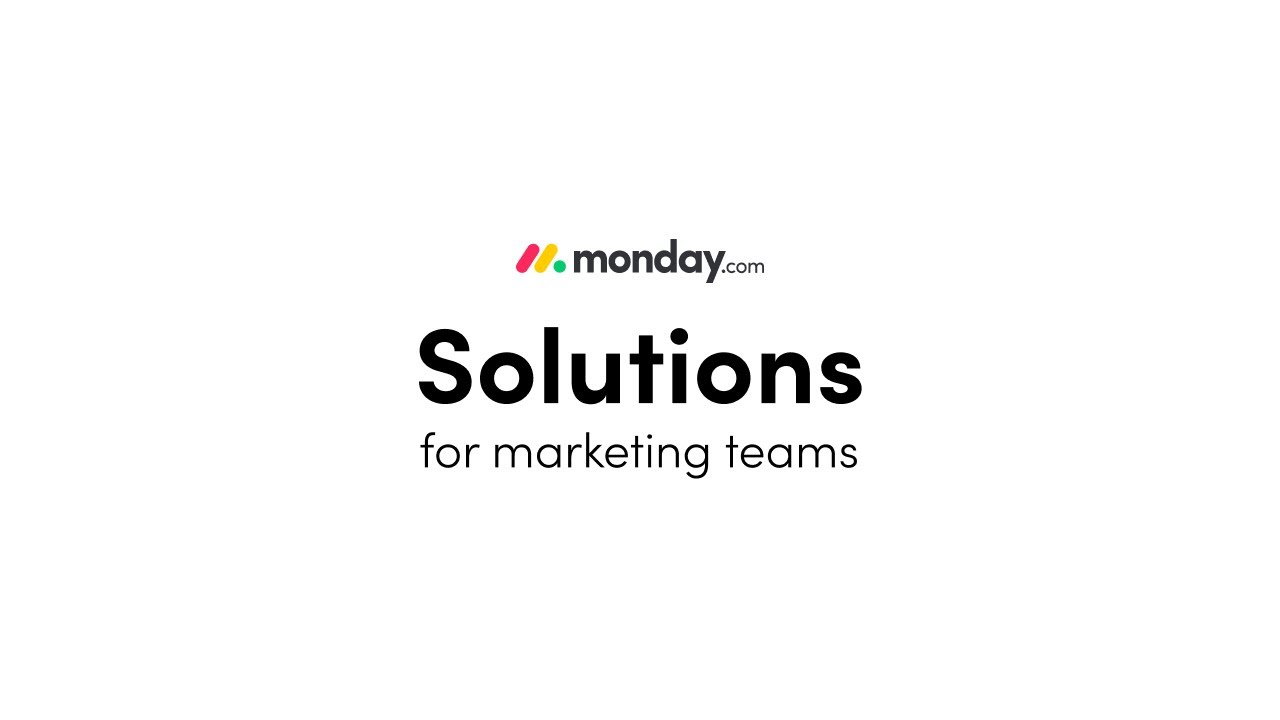 Marketing Team Solution | monday.com Work OS