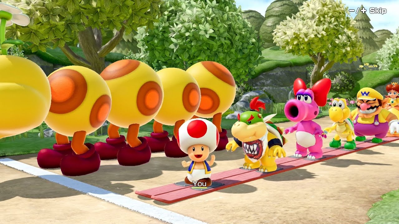 Super Mario Party Jamboree // Full Game Walkthrough (Bowser Kaboom Squad - Toad)