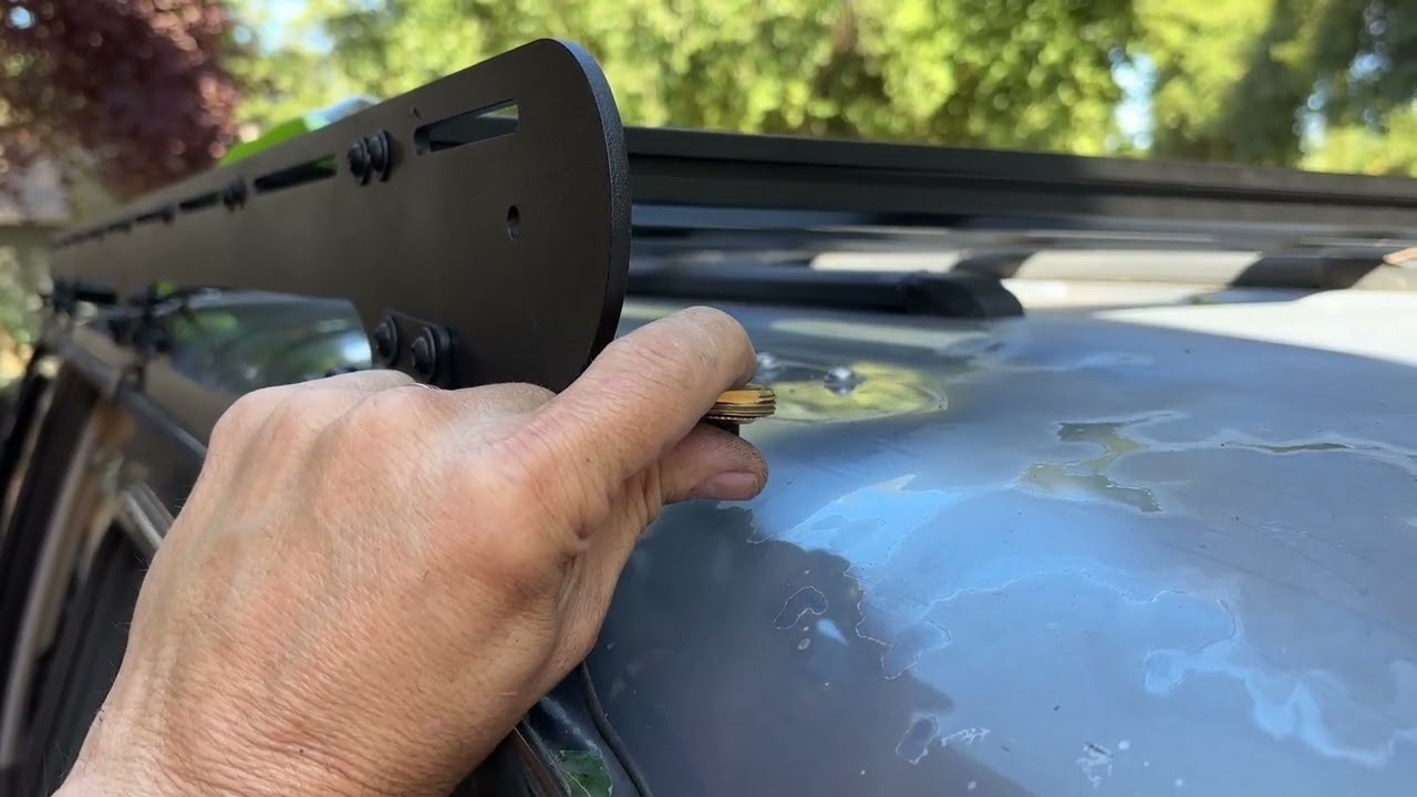 Ham Radio antenna install Land Cruiser
