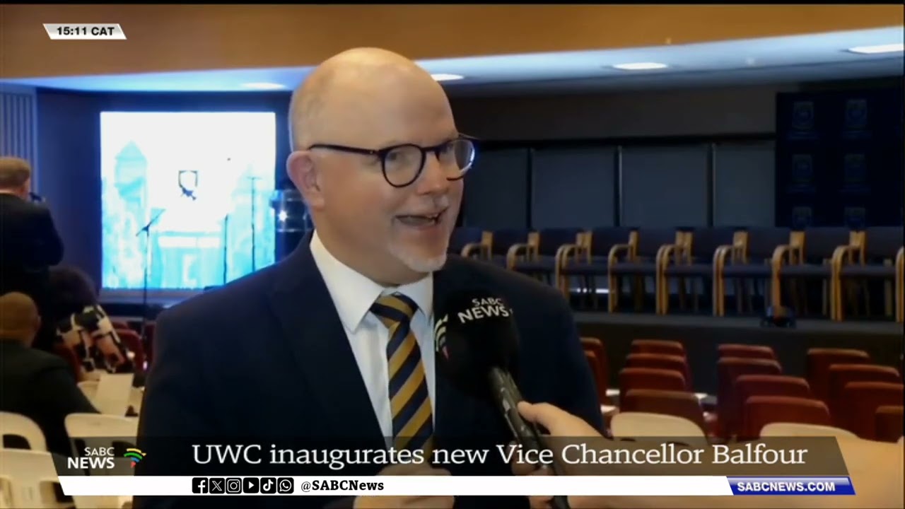 UWC inaugurates new Vice Chancellor Prof. Balfour
