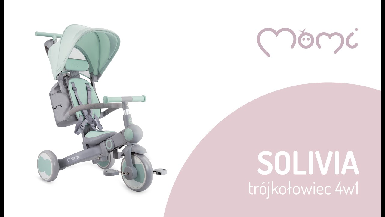 MoMi SOLIVIA rowerek tr&oacute;jkołowy 4w1