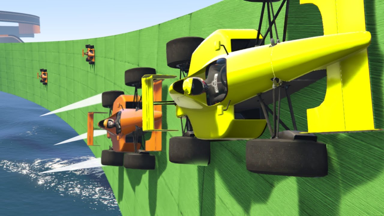 We couldn't leave him alone on these GTA 5 Parkour races...