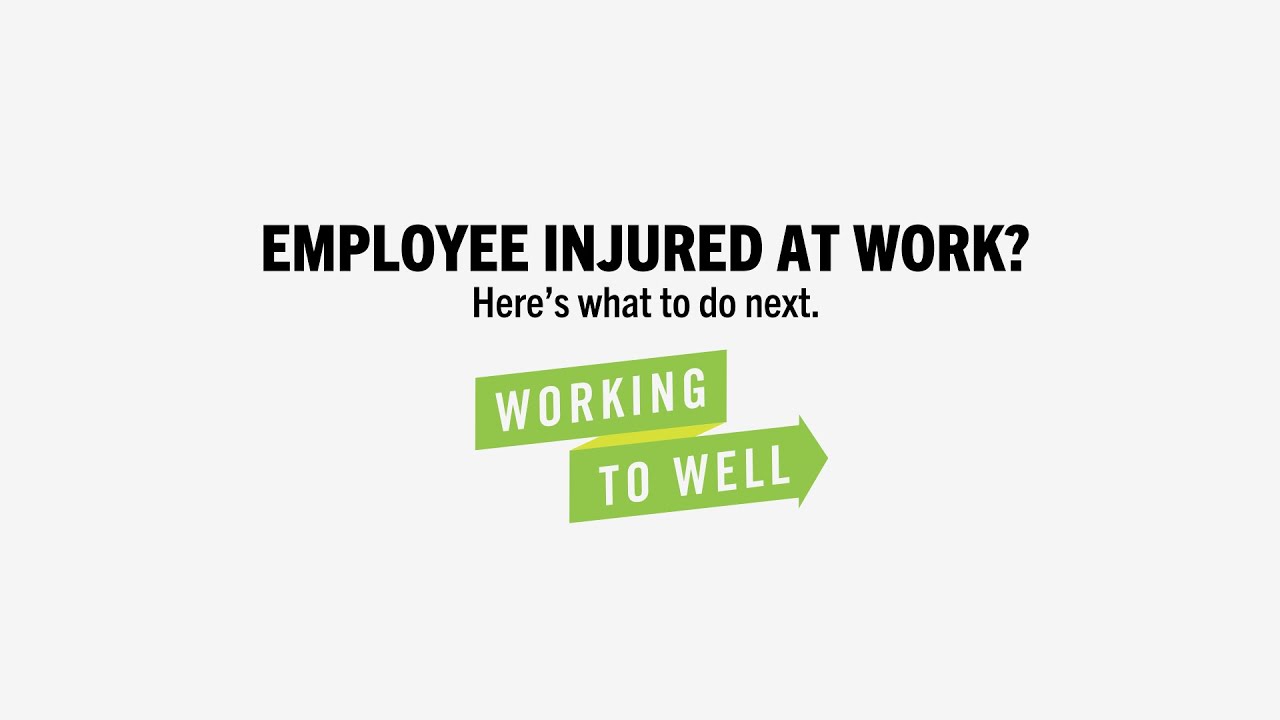 When an injury happens: What employers should do