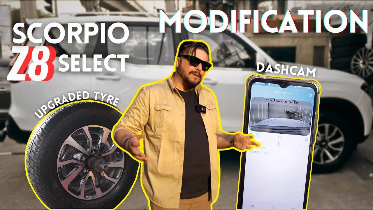SCORPIO Z8 UPGRADATION TO LANDCRUISER TYRES AND INTERNAL MODS! PARAS SUNDA VLOGS!