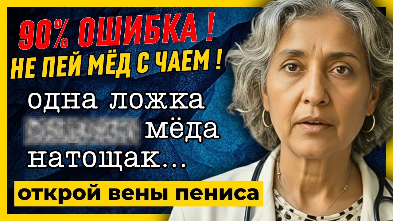 Уролог: Мёд после 60. Как вернуть сосудам эластичность за 7 дней?