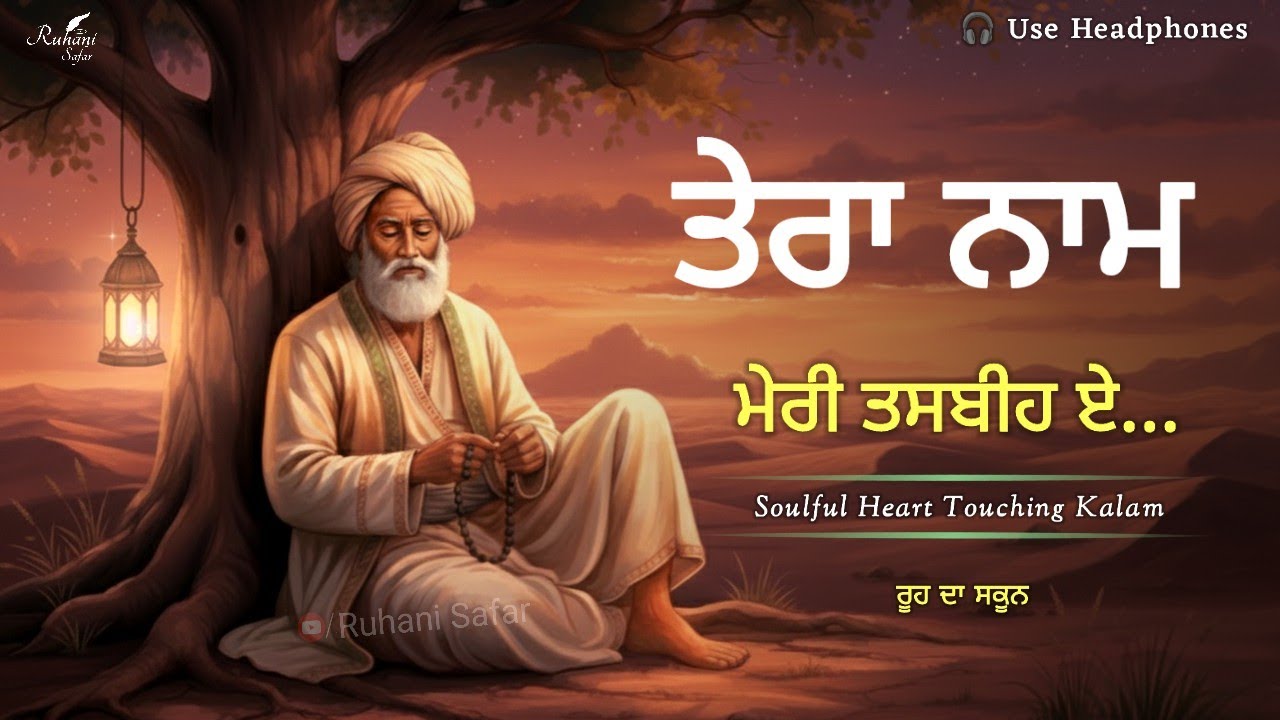 ਤੇਰਾ ਨਾਮ ਮੇਰੀ ਤਸਬੀ ਹੈ | Bulleh Shah | Soul Touching Kalam | Ruhani Safar Ep 1710