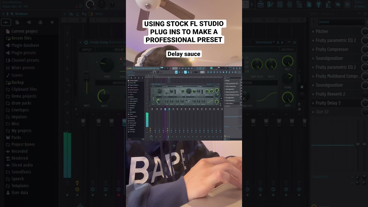 How to make a FREE vocal preset on Fl Studios #musicproducer #producertips #flstudio #flstudiotips