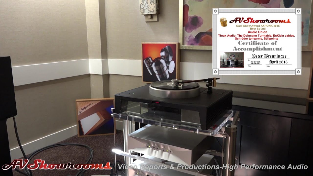 Thrax Audio, Rumen Artarski, The Dohmann Turntable, EnKlein cables, Schr&ouml;der tonearms, Stillpoints