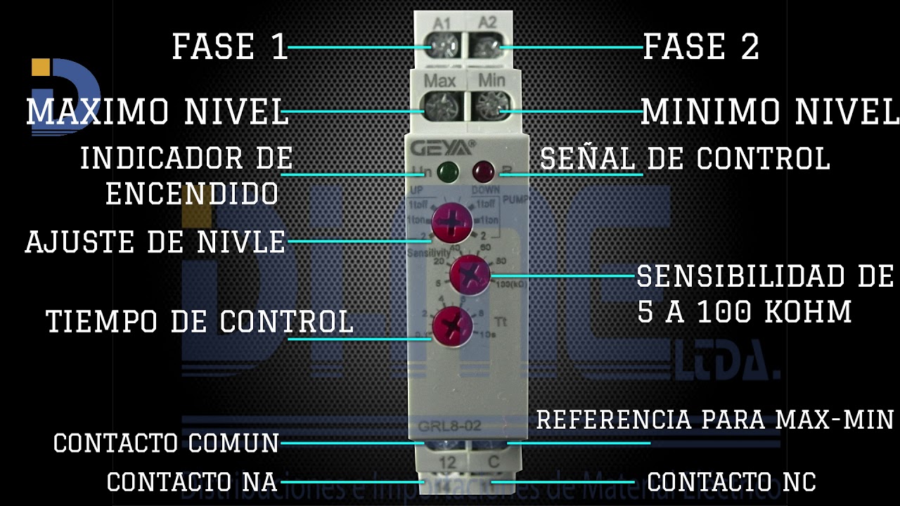 GRL80002 Control De Nivel Electrónico Análogo GEYA