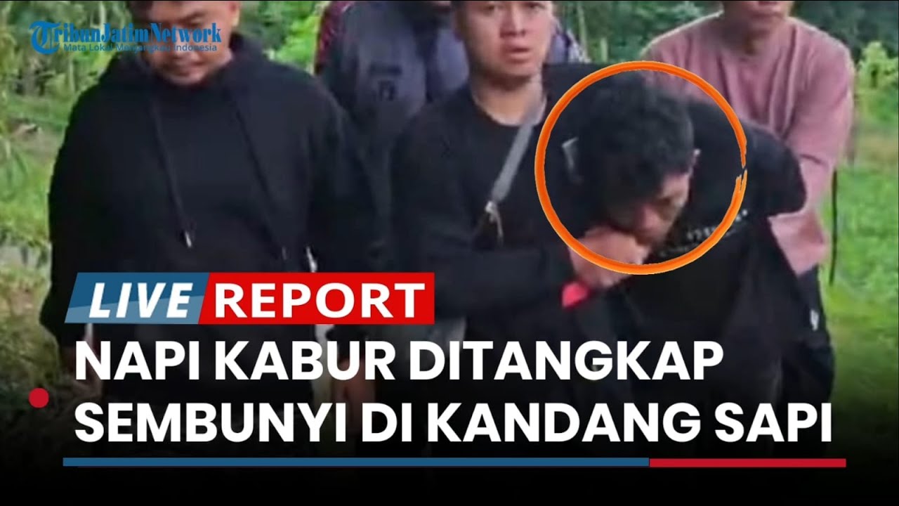 Akhir Pelarian Napi Rutan Nganjuk yang Kabur Berhasil Ditangkap di Tumpukan Jerami