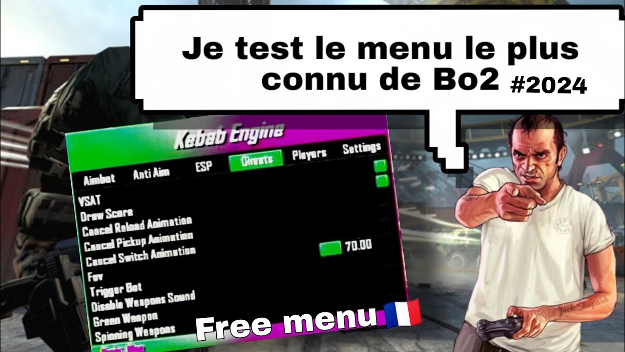 JE TESTE LE MENU LE PLUS PUISSANT DE BLACK OPS 2😱 #bo2 #2024#ps3 #xbox