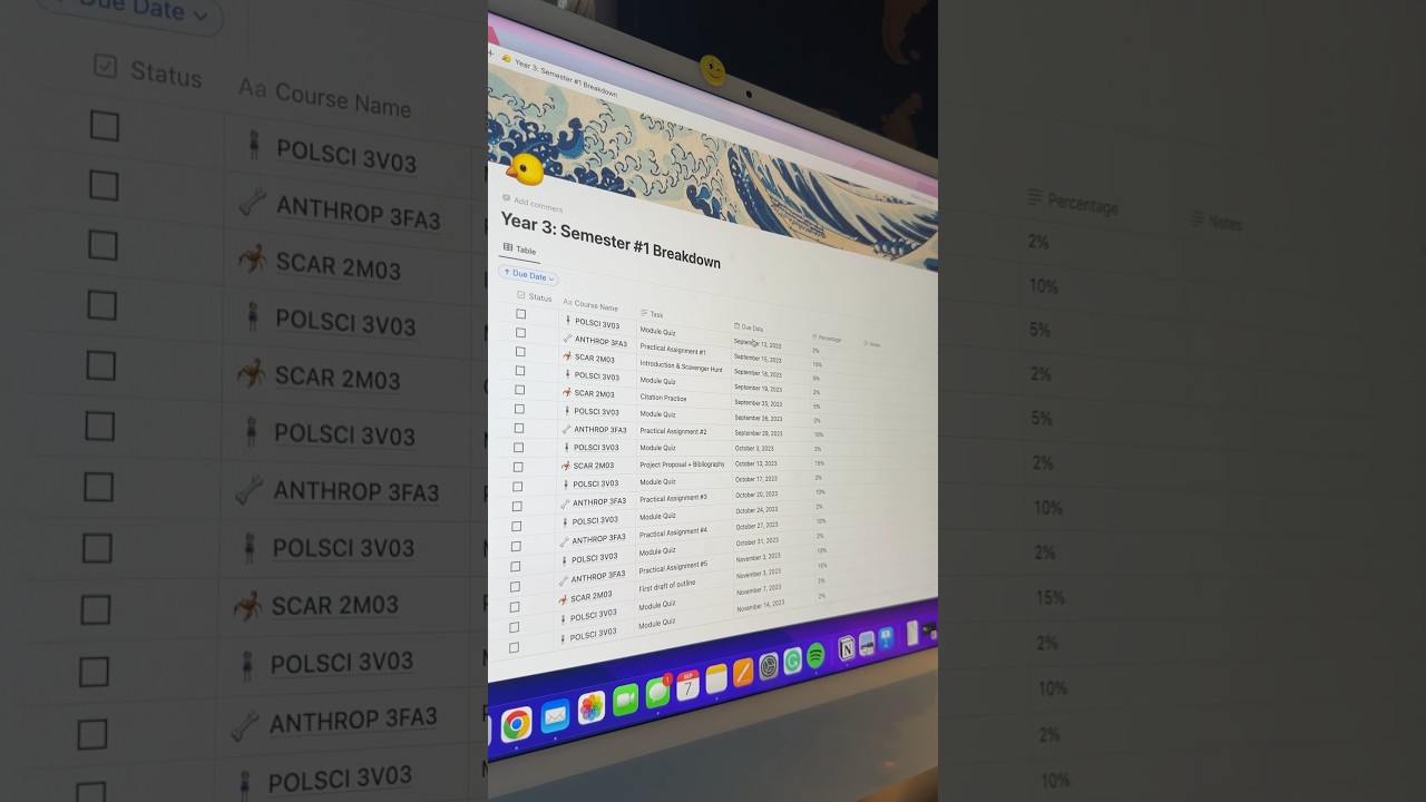 Как я использую Notion, чтобы не сбиться с пути, будучи студентом!!