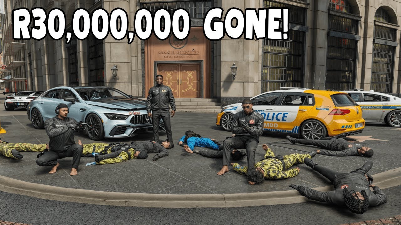 Biggest Bank Robbery in Mzansi | R30 Million Heist in 30 Minutes in GTA RP