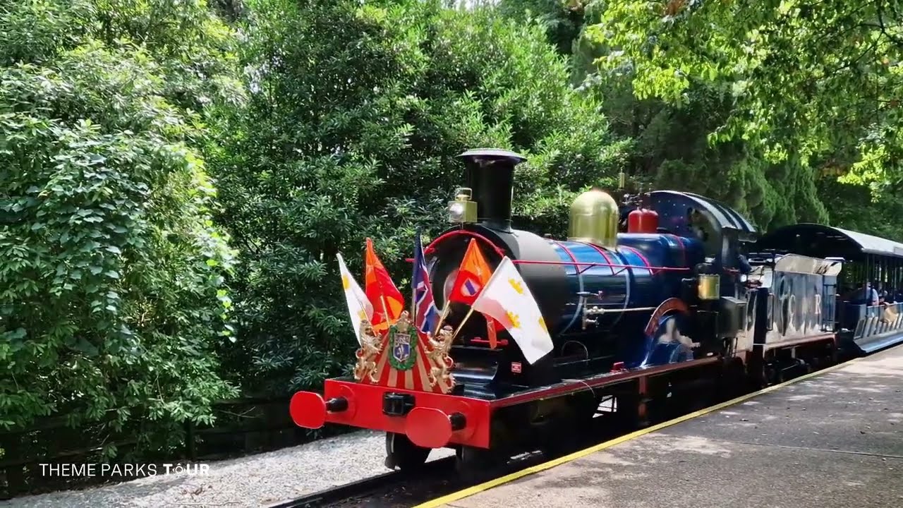 Bush Gardens Railway - POV On Ride - Busch Garden Williamsburg