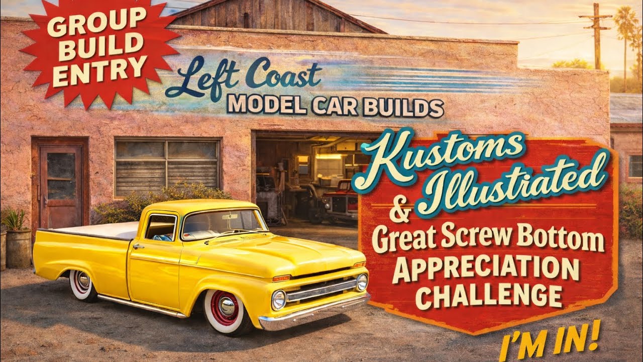 Kustoms Illustrated & Great Screw Bottom Challenge GBs - AMT 1960 Ford Pickup