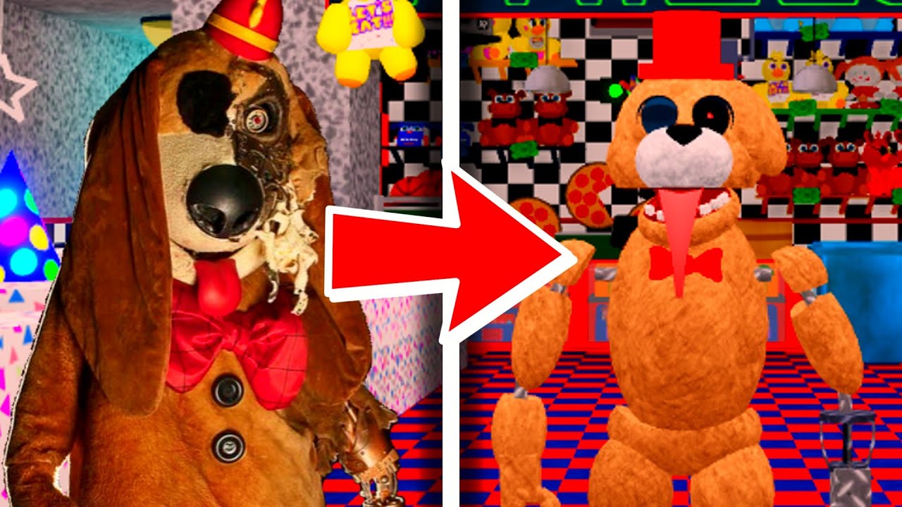 Creating Banana Splits Animatronics Fleegle and Drooper in Roblox The Pizzeria Roleplay Remastered