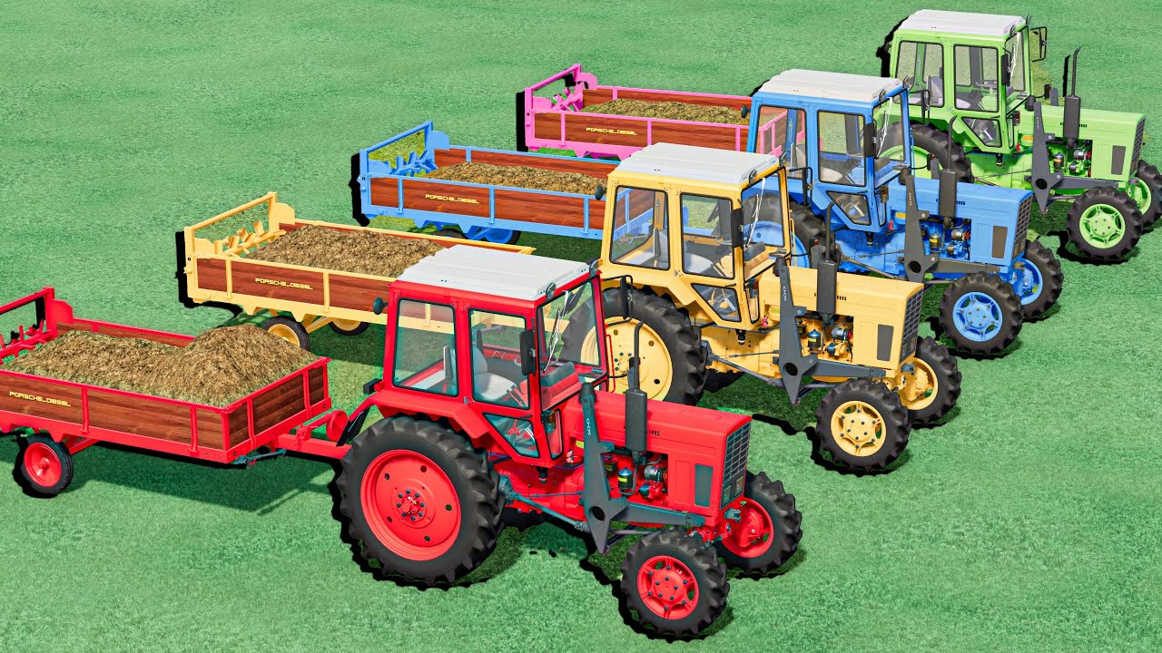 Work with Colors - Manure Jobs with MTZ Mini Tractor | Farming Simulator 22