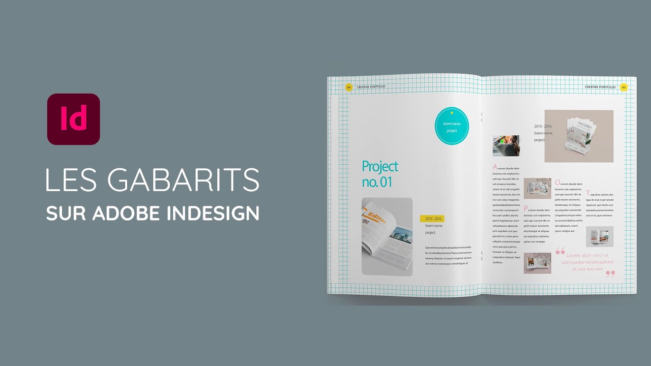 Tuto InDesign 2022 : Les gabarits