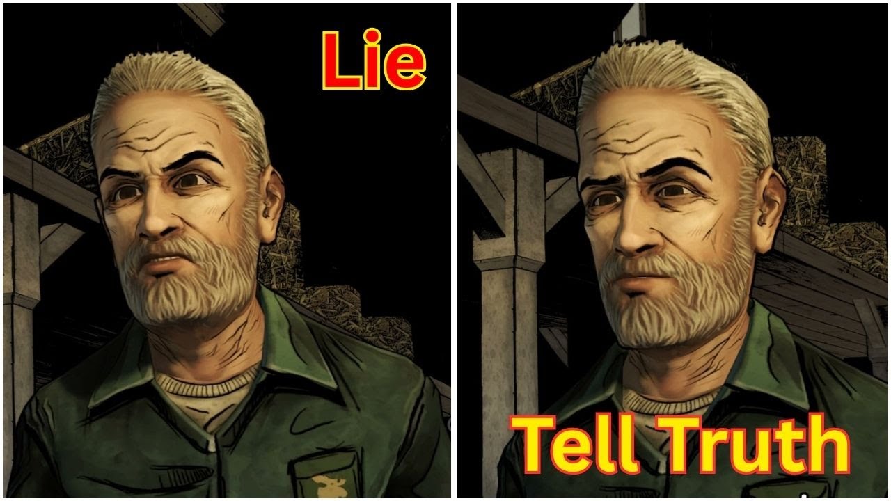 Lee Lying vs Telling Truth To Hershel - Both Choices | Walking Dead- Ep1