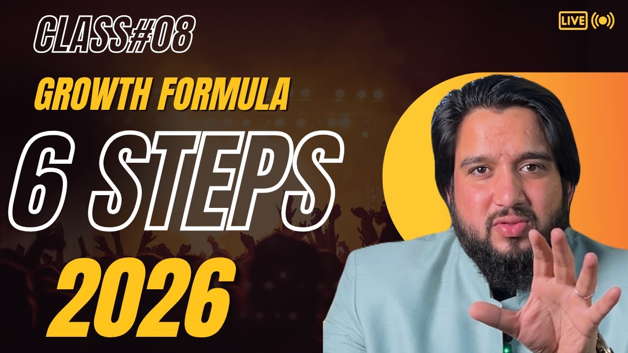 Class#08 6 Powerful Steps to Grow Yourself 🚀 | Apna Maqam Paida Kar – Lecture 8 | #aurungzebalibabar