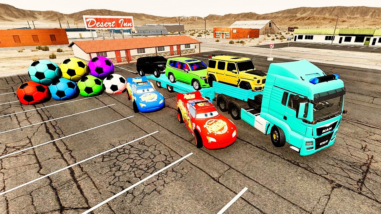 Flatbed vs Cars – Massive Crashes! 💥 | BeamNG.drive  Extreme Flatbed Truck Accident 😱 | BeamNG.drive