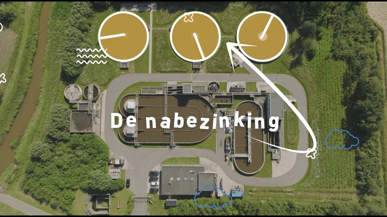 Hoe wordt afvalwater gezuiverd? Stap 3: Nabezinking
