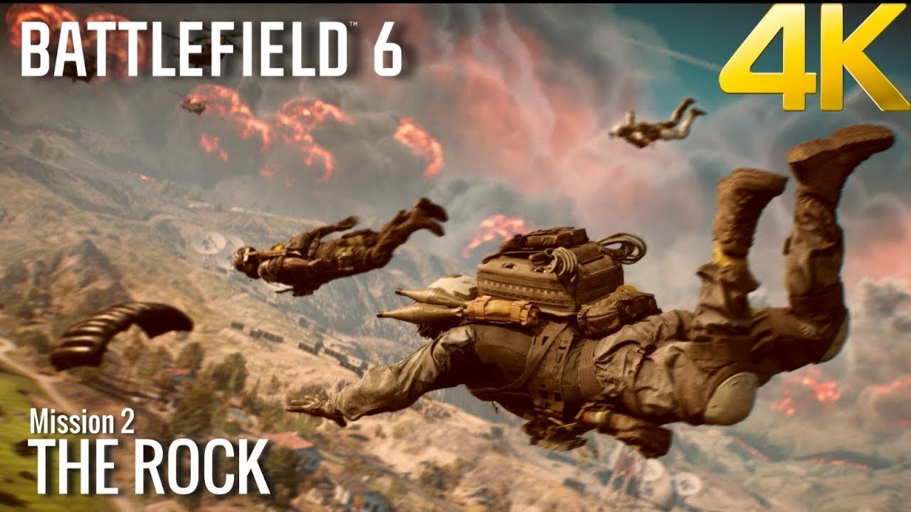 Battlefield 6 Gameplay Part 2 | The Rock Mission Walkthrough 🔥
