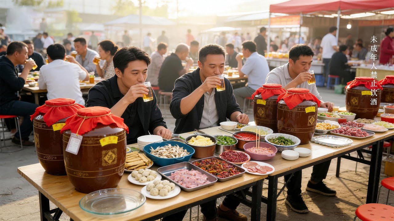 Bửa sáng bắt buộc phải uống rượu kèm đồ ăn sáng là thói quen kì lạ của người Trung Quốc
