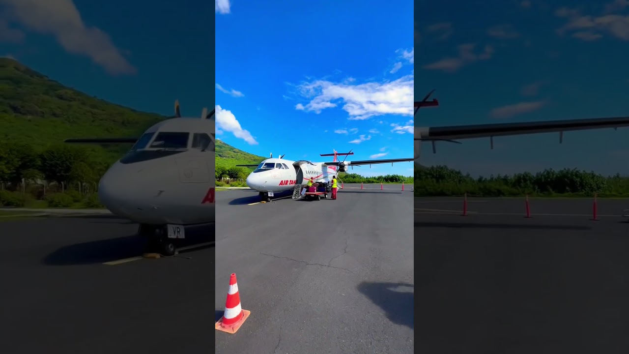 Boarding Air Tahiti 🏝️ 