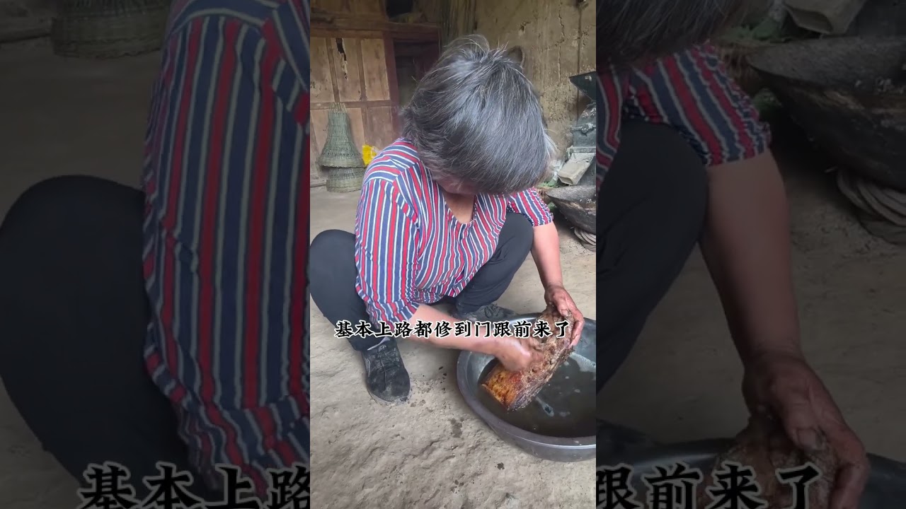 叔叔阿姨家庭副业发展的非常好，今天收土特产来到了他们家里～姨姨善良大方特别热情好客，做了家乡饭菜好吃好喝滴招待了我，特别是他们家腊肉非常好吃👍🏻#善良的人最美  #家乡的味道#烟熏腊肉#服