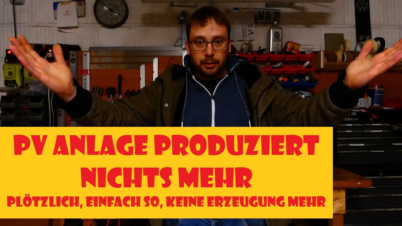 Keine Leistung mehr! PV Anlage /  Balkonkraftwerk erzeugt nichts mehr, pl&ouml;tzlich, einfach so