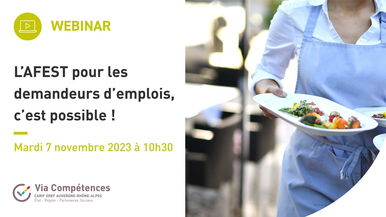 L’AFEST pour les demandeurs d’emplois, c’est possible !