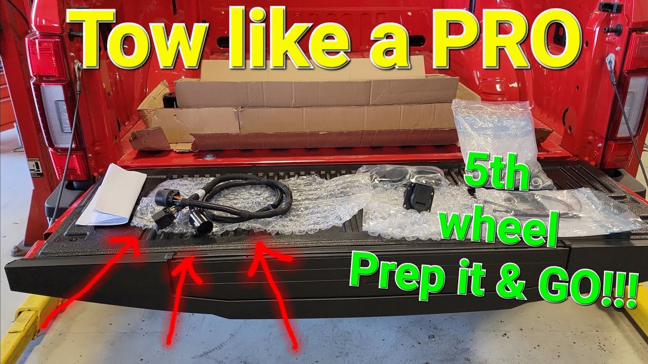 Ford Factory Accessory add-on | 5th Wheel-Gooseneck hitch install - F250 F350 F450 #fordtrucks