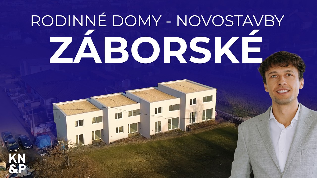 NOVOSTAVBY RODINNÝCH DOMOV V RADOVEJ ZÁSTAVBE V OBCI ZÁBORSKÉ