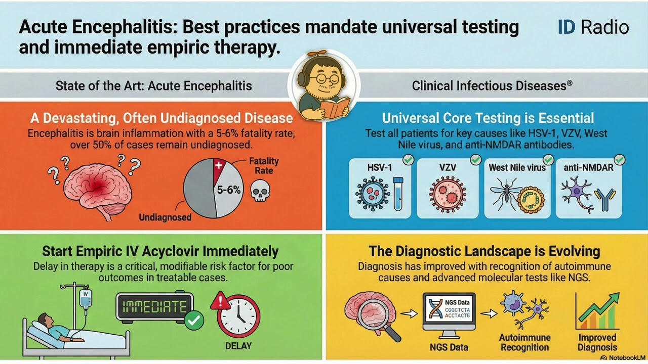 Optimize Encephalitis Care via Core Etiology Testing and Molecular Diagnostics: CID
