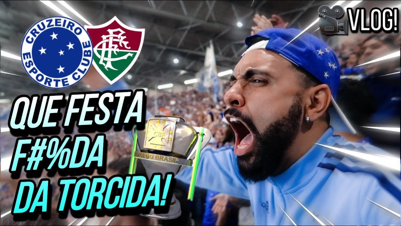 🎥 VLOG CRUZEIRO x FLUMINENSE! TORCIDA DEU SHOW NA ARQUIBANCADA!